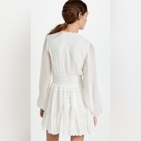 NWT Rococo Sand Mia Short Dress in Off White Size Small $350 Shopbop - Picture 2 of 2